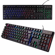 VERKGROUP Tipkovnica RGB LED USB