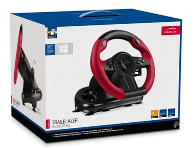 SPEED LINK Gaming upravljač TRAILBLAZER, USB, crni, volan + pedale, PS4/PS3/Xbox/PC