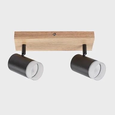 Reflektor, Toras, RA73122, GU10, 2x max 5W, IP20, hrast