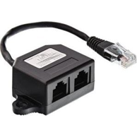 INLINE Mrežni kabel 69932B, 2 x RJ-45, 0,15 m, crni