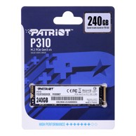 PATRIOT SSD disk P310, M.2 NVMe, 240 GB, PCIe 3.0