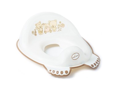 KIDDYLOO Sjedalica za WC Thermobaby, bijela/svijetlosmeđa