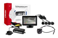 AMIO TFT01 Komplet parkirnih senzora s kamerom HD-310 4 senzora, crni