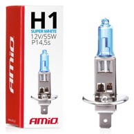 AMIO Super White halogene žarulje, H1, 12V, 5000K, bijela