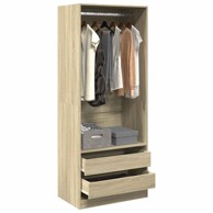 Ormar HRAST SONOME 80x50x200 cm