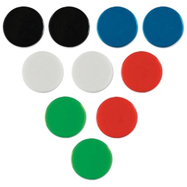 NOBO Magnet 30 mm 1901449, crveni, set 4 komada, blister