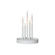 STAR TRADING Bijeli svjetlosni ukras ø 32 cm Deco 