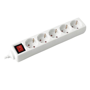 COMMEL Prenosiva utičnica 5-STR, 1,4m