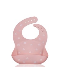 PETITE&MARS Silikonski podbradak, ružičasta