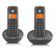 MOTOROLA DECT telefon E202 Duo, crni