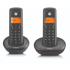 MOTOROLA DECT telefon E202 Duo, crni
