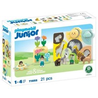 PLAYMOBIL Set za slaganje Junior Životinje i njegovatelji 71655, 21 dijelovi