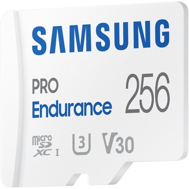 SAMSUNG Micro SD 256GB PRO Endurance MicroSD 100MB/s +Adapter