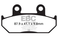 EBC Kočione pločice FA124/2, set za 1 disk