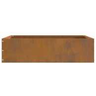 Ograda oko travnjaka, čelik, 50 x 50 x 13 cm, hrđava