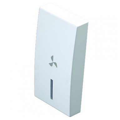 Tipka TM11, 1 mjesto, PW bijela, s indikatorom ventilator