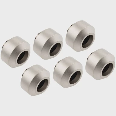 OPTIMUS Priljučak Hardtube, 12 mm, 6 kom, s alatom, satin nikal