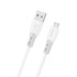 DUDAO USB-A na Micro USB kabel L25SM 3A 1 m, bijeli