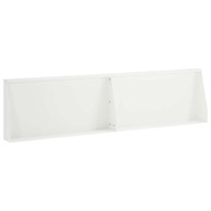 Rubnjak za gredice 2 kom 80 x 12 x 50 cm čelik, bijeli