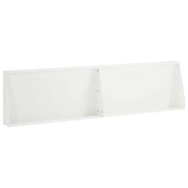Rubnjak za gredice 2 kom 80 x 12 x 50 cm čelik, bijeli