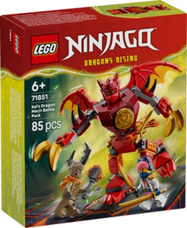 LEGO Set za slaganje Bojni komplet s Kaijevim mehaničkim zmajem 71851