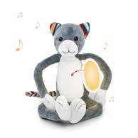 ZAZU Meka igračka sa svjetlom i umirujućim zvukom, mače Katie