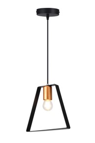 Visilica OXALIS E27 IP20, crna