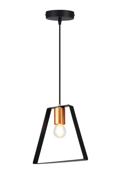Visilica OXALIS E27 IP20, crna