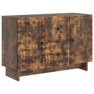 Krevet, dimenzije 89 x 34,5 x 60 cm, konstruirano drvo, dimljeni hrast