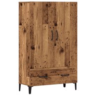 Visoka komoda staro drvo 70x31x115 cm konstruirano drvo