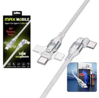 MAXMOBILE Kabel Type-C, 240W, 5A, 1.2m, bijeli