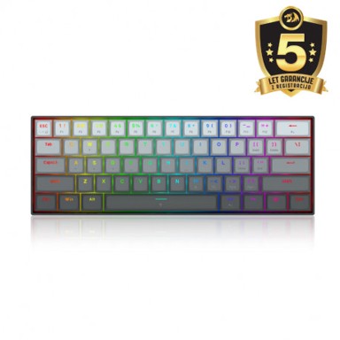 REDRAGON Tipkovnica FIZZ K617, RGB, Wired, Black Magnetic Switch