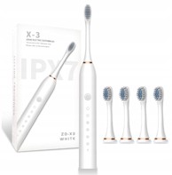 VERKGROUP Električna četkica X3 Sonic s 4 nastavka, bijela