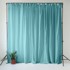 LINEN TALES Tirkizna lanena zavjesa 140x300 cm Coastal Blue 
