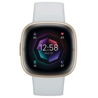 FITBIT Pametni sat Sense 2, HR, zlatni/bijeli remen