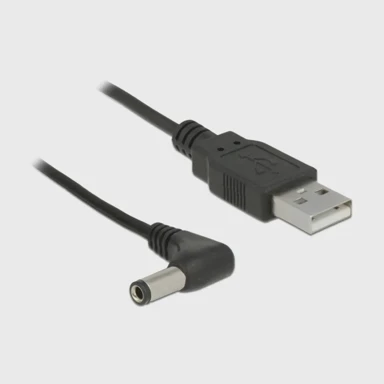 DELOCK kabel USB M - napajanje M DC 5.5 fi x 2.5 mm 1,5 m, model 85588