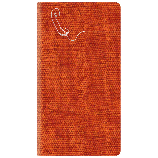 COLERE Adresar telefonski A–Z, 70 × 150 mm, narančasti (E42) | Koreqt.hr