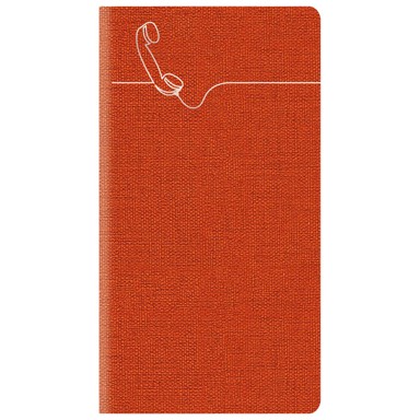 COLERE Adresar telefonski A–Z, 70 × 150 mm, narančasti (E42)