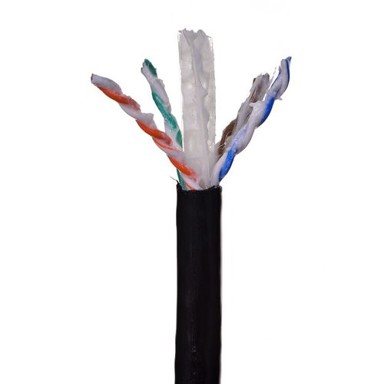 ALANTEC Mrežni kabel, KIU6OUTZ305, 305 m, Cat6, U/UTP (UTP), crni
