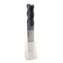 Glodalo od tvrdog metala s radijusom, Ø10 x R1,5 x 75 mm, 4 žlijeba, 45 HRC