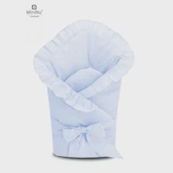 MIMINU Jastuk dekica za nošenje novorođenčeta s mašnom, plava