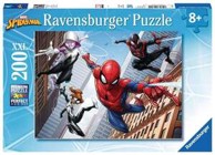 RAVENSBURGER Puzzle Spider-Man and the Team, 200 kom