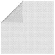 Plutajući PE solarni pokrov za bazen 450 x 220 cm sivi