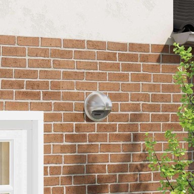 Pokrov ventilacije, 200 mm, nehrđajući čelik, srebrna, 8 kom