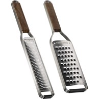 MICROPLANE Set ribeža Master Wood Handle, smeđa
