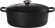 LE CREUSET Pekač 21178350000430 8,9 l od lijevanog željeza s poklopcem, crni