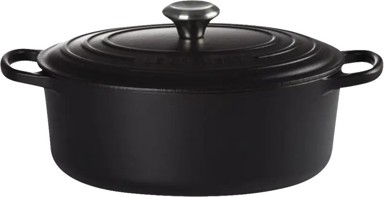 LE CREUSET Pekač 21178350000430 8,9 l od lijevanog željeza s poklopcem, crni