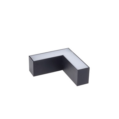 Konektor za LED linearnu svjetiljku, L oblik, 8W, crni