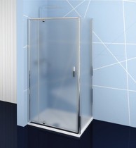 POLYSAN Tuš kabina EASY, pravokutna, pivot vrata, 900–1000 x 700 mm, L/D, staklo Brick