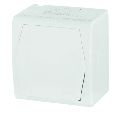 Hermes2 1-polni prekidač IP44 LNT-1 1001-00, bijeli